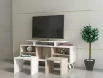 TV staliukas Kalune Design Televizijos vienetas Kutay - Baltas, Cordoba