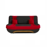 Sofa NORE Ewa II, raudona/juoda