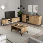 TV staliukas Kalune Design Svetainės baldų rinkinys SET 1596-2086-1636