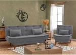 Sofa Hanah Home Sofos ir lovos komplektas Santo - Dark Pilkas