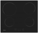 Kaitlentė CANDY Hob CH64CCB, Vetroceramic, 4 zones, Juodas