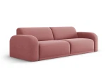 Sofa Micadoni Erin, 242x100x79 cm, rožinė