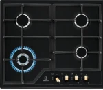 Gas cooktop Electrolux EGS6436RK (4 fields, Juodas)