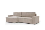 Kairinė kampinė sofa Bogart Flabio Mini, smėlio