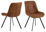 2-jų valgomojo kėdžių komplektas Waylor, rudas