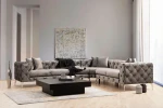 Hanah Home Kampinė sofa Como Right - Anthracite