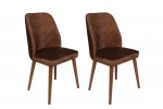 2-jų kėdžių komplektas Kalune Design Dallas 556 V2, smėlio