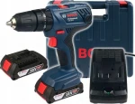 Gręžimo staklės Bosch GSB 180- LI 18 V 2 x 2 Ah baterija (06019F8307)