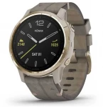 Išmanusis laikrodis Garmin Fenix 6X Sapphire, Gold/rusvai gelsvas