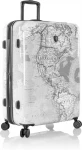 Kelioninis Heys Journey 3G Fashion Spinner 76 cm -matkalaukku, mustavalkoinen kartta