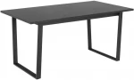 Dining table AMBLE 160/220x90xH75cm, juodas