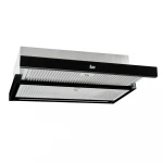 Teka CNL 6415 PLUS, 60 cm ištraukiamas gartraukis su ECOPOWER varikliu ir 5+1 greičiais, juodas