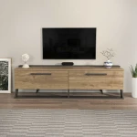 TV staliukas Kalune Design Televizoriaus stovas Astrid - Walnut, Juodas