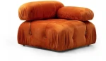 Hanah Home Oranžinis 1 sėdynės sofa Bubble 1R - Oranžinis