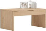 Coffee table SUNNY 100x60xH50cm, melamine oak