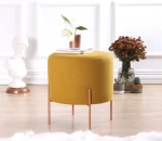 Hanah Home Pufas Copper 49 - Mustard