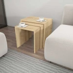 Kalune Design Stalas su lizdais Nora - Oak