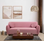 Hanah Home 3 vietų sofa Eddy - Rose