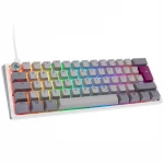 Ducky One 3 Mist Pilkas Mini Klaviatūra žaidimams, RGB LED - MX-Mėlyna