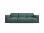 Trivietė sofa Windsor & Co Lola, 235x95x72 cm, tamsiai raudona