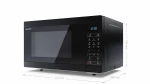 Sharp | Microwave Oven with Grill | YC-MG81E-B | Free standing | 28 L | 900 W | Grill | Black