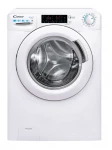 Candy | Washing Machine with Dryer | CSWS 485TWME/1-S | Energy efficiency class A | Front loading | Washing capacity 8 kg | 1400 RPM | Depth 53 cm | Width 60 cm | Display | LCD | Drying system | Drying capacity 5 kg | Steam function | NFC | White