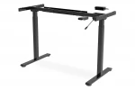 Desk frame | 71.5 - 121.5 cm | Maximum load weight 70 kg | Black