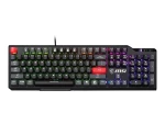 MSI | VIGOR GK41 DUSK LR US | Gaming keyboard | Wired | US | Black | Kailh Red