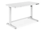 Electric Height Adjustable Desk | 72 - 121 cm | Maximum load weight 50 kg | Metal | White