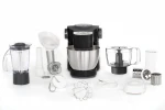 TEFAL | Food processor | QB319838 Wizzo | 1000 W | Number of speeds 7 | Bowl capacity 4 L | Blender | Stainless Steel