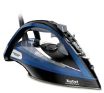 TEFAL Steam Iron | FV9848E0 Ultimate Pure | Steam Iron | 3200 W | Water tank capacity 350 ml | Continuous steam 60 g/min | Steam boost performance 260 g/min | Blue