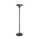 TunaBone | Electric Standing Infrared Patio Heater | TB2068S-01 | Patio heater | 2000 W | Number of power levels 3 | Suitable for rooms up to 20 m² | Black | IP45