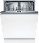 Dishwasher | SMV4HTX00E | Built-in | Width 60 cm | Number of place settings 13 | Number of programs 6 | Energy efficiency class D | Display | AquaStop function | White