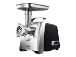 Bosch | Meat mincer | MFW68660 | Black | Throughput (kg/min) 4.3 | Kebbe, Sausage horn, Fruit press, Shredding Attachment, 4 barrels