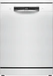 Dishwasher | SMS4HVW00E | Free standing | Width 60 cm | Number of place settings 14 | Number of programs 6 | Energy efficiency class D | Display | AquaStop function | White