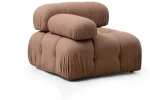 Hanah Home 1 sėdynės sofa Bubble L1 - Brown Bouclette