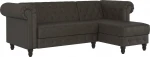 Sofa-lova Dorel Home Felix, pilka