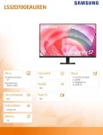 Monitorius Samsung LS32D700EAUXEN | 32 " | VA | 16:9 | 60 Hz | 5 ms | 3840 x 2160 pikselių | 350 cd/m² | HDMI jungtys quantity 1 | Juodas