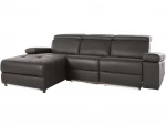 Trivietė sofa Loft Rayland, ruda