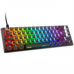 Ducky One 3 Aura Juodas SF klaviatūra žaidimams, RGB LED – MX–Silent–Raudona – DE išdėstymas