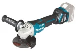 Makita DGA518ZU Akumuliatorinis kampinis šlifuoklis, greičio reguliavimas 3000-8500min-1, 18V, ø125mm, "paddle" jungiklis, AWS, Be akumuliatorių ir kroviklio!