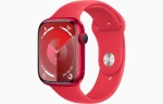 Apple Watch Series 9 GPS 41mm (PRODUCT)RED Aluminium Case with (PRODUCT)RED Sport Band - M/L - MRXH3ET/A