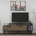 TV staliukas Kalune Design Televizoriaus stovas Niva - Walnut