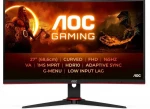 Monitorius AOC C27G2E/BK, 27'', VA, 1920 x 1080, 165 Hz, 1 ms