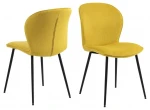 Valgomojo kėdės, Evelyn, 2 vnt., geltona