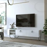 TV staliukas Kalune Design TV stalas Norfolk Tv Stand - Baltas