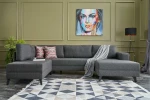 Kalune Design Kampinė sofa-lova Efsun - Anthracite