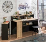 Kalune Design Darbo stalas Juodas Large Study Desk