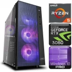 Stacionarus kompiuteris INTOP Ryzen 5 3600 16GB 480SSD M.2 NVME+2TB RTX3060 12GB WIN10Pro (RW18771)