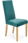 DIEGO 3 chair, color: quilted velvet Stripes - MONOLITH 37